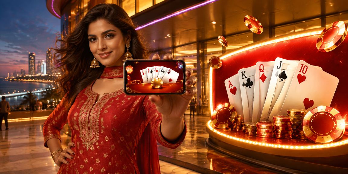 Indian players enjoying Teen Patti on mobile